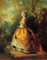 L’impératrice Eugénie à la Marie Antoinette portrait royauté Franz Xaver Winterhalter